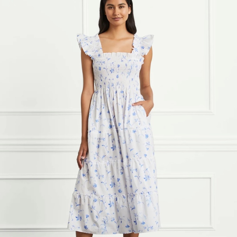 Blue Botanical Ellie Nap Dress
